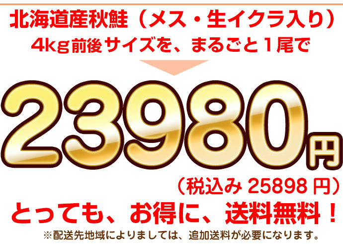 生秋鮭(イクラ付き) 北海道のお取り寄せ・通販 共栄水産